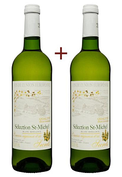 Набір вина Selection St-Michel Біле Напівсолодке 0.75 (набір 2 х 0.75 л) набор вина selection st-michel белое полусладкое 0.75 (набор 2 х 0.75 л)
