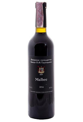 prince trubetskoi malbec select красное сухое 0.75 л