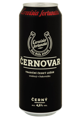 Пиво Cernovar 4,5% тёмное ж/б 0.5 л