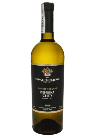 Вино Князя Трубецкого Перлина Степу Белое Сухое 0.75