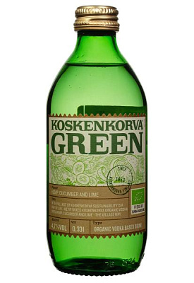 напиток koskenkorva green cucumber organic 0.33 л