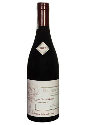 bourgogne hautes cоtes de nuits fontaine st martin 2017 красное сухое 0.75 л