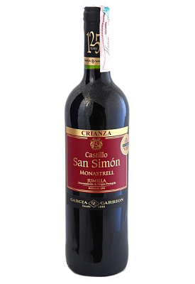 garcia carrion castillo san simon crianza красное сухое 0.75