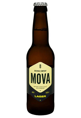 пиво lager mova светлое 0.33 л 