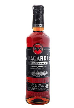 Ром Bacardi Carta Negra 0.5 л NEW  ром bacardi carta negra 0.5 л new