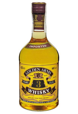 виски golden arms blended whisky 3 yo 0.7 л 