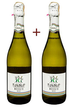 Набір вина Moscato Vino Spumante Dolce Біле Солодке 0.75 л (набір 2 х 0.75 л)  набор вина moscato vino spumante dolce белое сладкое 0.75 л (набор 2 х 0.75 л)