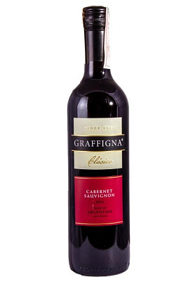 graffigna clasico cabernet sauvignon красное сухое 0.75 л