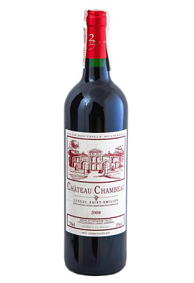chateau chambeau красное сухое 0.75 л