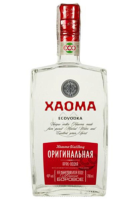 водка xaoma оригинальная на мин.воде региона боровое 0.7 л