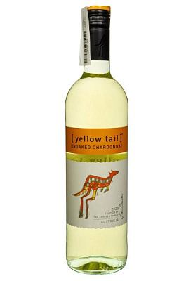 yellow tail unoaked chardonnay белое полусухое 0.75 л