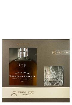 Віскі Woodford Reserve з келихом 0.7 л виски woodford reserve с бокалом 0.7 л