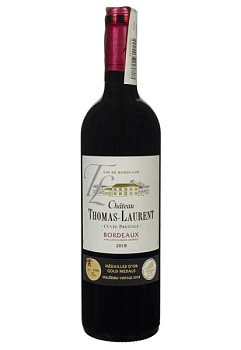 Chateau Tomas-Laurent 2018 Cuvee Prestige Червоне Сухе 0.75 л chateau tomas-laurent 2018 cuvee prestige красное сухое 0.75л