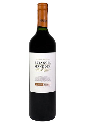 estancia mendoza merlot malbec красное сухое 0.75 л