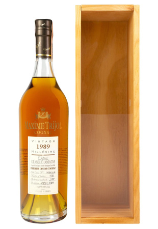 Коньяк MAXIME TRIJOL GDE CHAMPAGNE 1989 0.7 л фото Коньяк MAXIME TRIJOL GDE CHAMPAGNE 1989 0.7 л