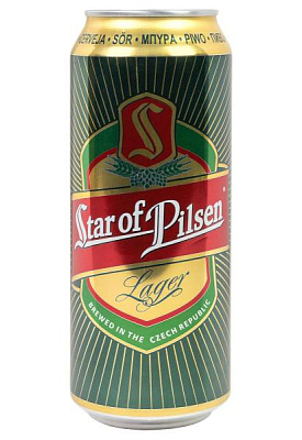 пиво star of pilsen 4,7% ж/б 0.5 л