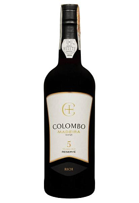 colombo madeira rich reserve 5 yo крепленое белое сладкое 0.75 л 