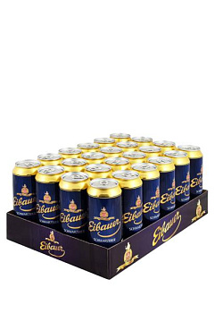Упаковка Пиво Eibauer Schwarzbier ( темне пастер. з/б 0.5 л 24 шт ) упаковка пиво eibauer schwarzbier ( темное пастер. ж/б 0.5 л 24 шт )
