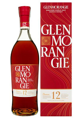 виски glenmorangie lasanta 12 y.o. в коробке 0.7 л