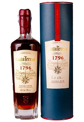 ром santa teresa 1796 в тубусе 0.7 л