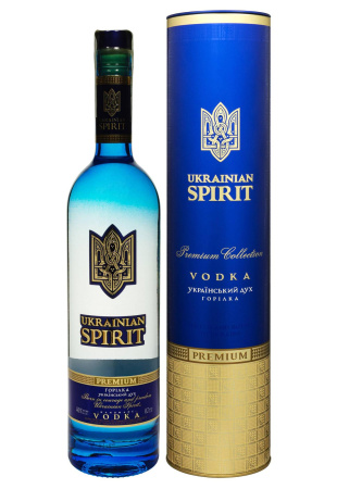 Водка Ukrainian spirit Украинский дух в тубусе 0.7 л  