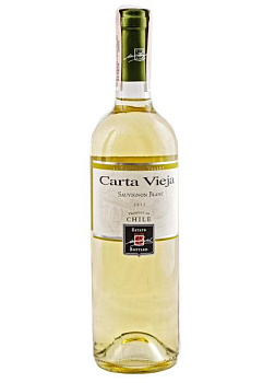 Carta Vieja Sauvignon Blanc Біле Сухе 0.75 л carta vieja sauvignon blanc белое сухое 0.75 л