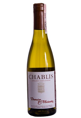 domaine des malandes chablis белое сухое 0.375 л