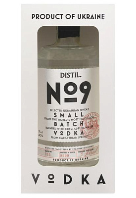 водка staritsky & levitsky distil.no9 в коробке 0.7 л