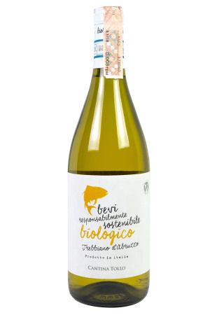 Bevi Trebbiano d`Abruzzo BIO DOP Белое Сухое 0.75 л
