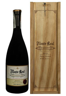 monte real gran reserva 1998 красное сухое 0.75 л