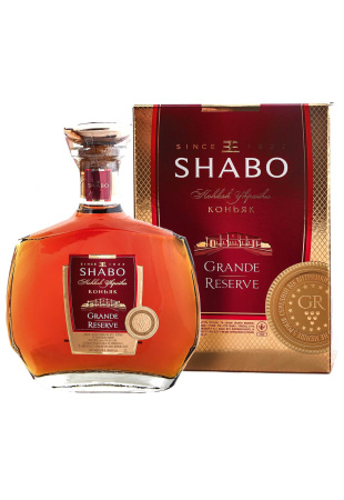 Коньяк Shabo GRANDE RESERVE 5 лет в коробке 0.5 л