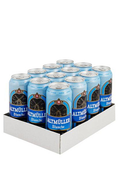 Упаковка Пиво Altmuller Blanche ( светлое н/ф 4,9%  ж/б 0.5 л 12 шт )  упаковка пиво altmuller blanche ( светлое н/ф 4,9%  ж/б 0.5 л 12 шт )