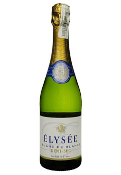 Elysee Blanc De Blancs Demi-Sec Белое Полусухое 0.75 л elysee blanc de blancs demi-sec белое полусухое 0.75 л