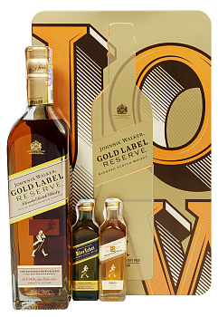 Набор виски Johnnie Walker Gold Label Reserve 0.7л набор виски johnnie walker gold label reserve 0.7л