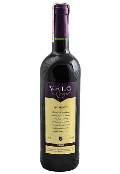 Velo Vino Joven Червоне Напівсухе 0.75 л velo vino joven красное полусухое 0.75 л