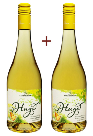 Набор Напиток на основе плодово-ягодного вина Fruity Hugo Birnen Cocktail 0.75 (набор 2 х 0.75 л)