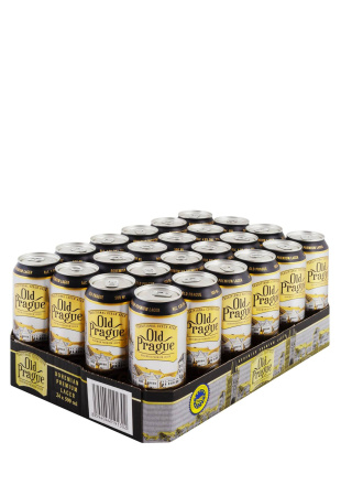 Упаковка Пиво Old Prague Bohemian Premium Lager ( 4.8% ж/б 0.5 л 24 шт )