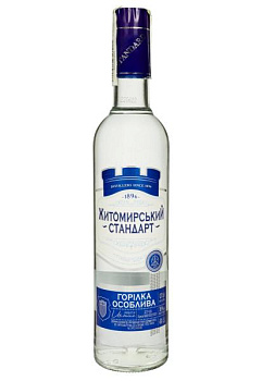 Горілка Житомирський стандарт 0.7 л водка житомирский стандарт 0.7 л