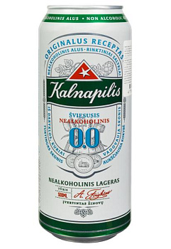 Пиво Kalnapilis Non-alko classic б/а з/б 0.5 л пиво kalnapilis non-alko classic б/а ж/б 0.5 л