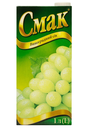 Сок Смак Виноградный рикеп 1 л
