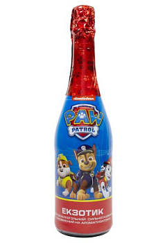 Детское шампанское Paw Patrol Экзотик 0.75 л детское шампанское paw patrol экзотик 0.75 л