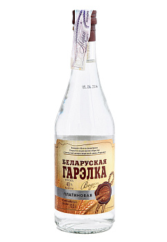 Горілка Беларуская Гарэлка ПЛАТИНОВАЯ 0.5 л водка беларуская гарэлка платиновая 0.5 л