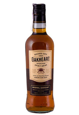 ром bacardi oakheart 0.5 л