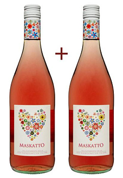 Набір вина Maskatto MPF Rosso L. Рожеве Солодке 0.75 (набір 2 х 0.75 л) набор вина maskatto mpf rosso l. розовое сладкое 0.75 (набор 2 х 0.75 л)