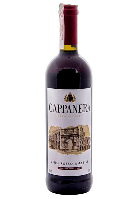 cappanera vino rosso amabile красное полусладкое 0.75 л