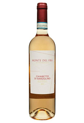 monte del fra bardolino chiaretto 2022 doc розовое сухое 0.75 л