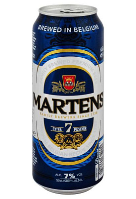 пиво martens extra 7 pilsener светлое ж/б 0.5 л