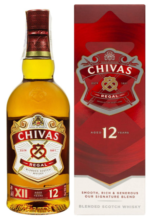 Виски Chivas Regal 12 y.o. в коробке 0.7 л