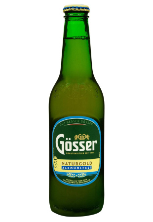 Пиво Gosser Naturgold Alcoholfrei светлое нефильтр. б/а стекло 0.33 л 
