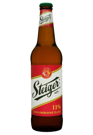 Пиво Steiger 11% светлое фильтрованное стекло 0.5 л